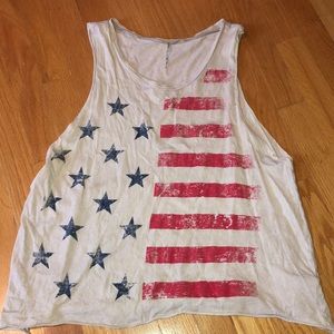 American Flag Tank Top